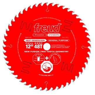 Freud P412 12" x 48T x 1" Next Generation General Purpose Saw Blade
