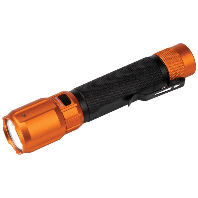 Klein 56413 Rechargeable 2-Color LED Flashlight with Holster