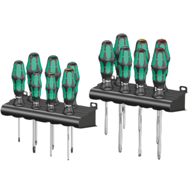 Wera 105630 Kraftform Big Pack 300 14-Piece Screwdriver Set