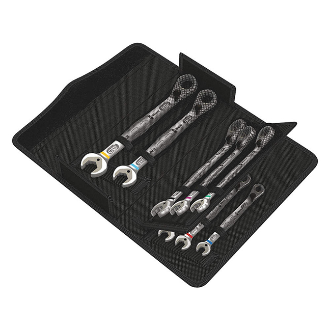 Wera 020093 Joker Switch 8 Imperial Set 1 Ratcheting Combination Wrench Set 8-Piece