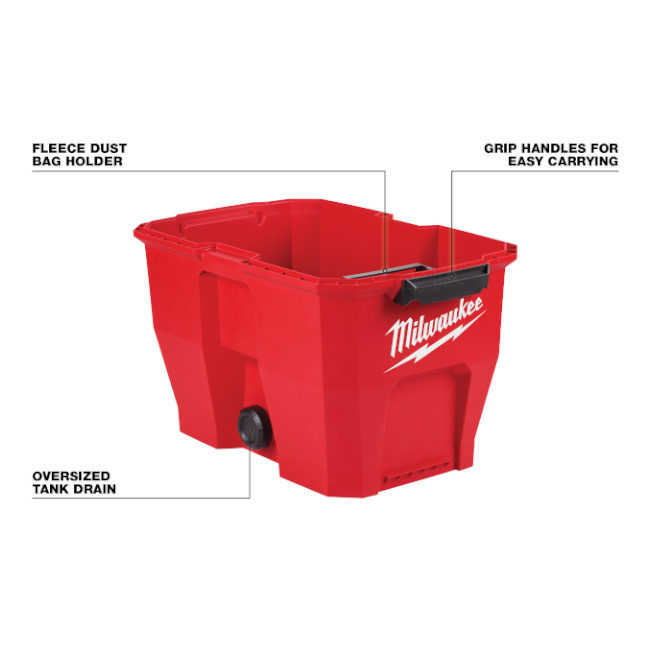 Milwaukee 0912-20 9 Gallon Wet/Dry Vacuum Tank - Image 2