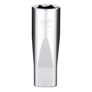 Milwaukee 45-34-2120 1/2" Drive 20mm Metric 6-Point Deep Socket with FOUR FLAT Sides