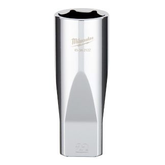 Milwaukee 45-34-2122 1/2" Drive 22mm Metric 6-Point Deep Socket with FOUR FLAT Sides