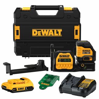 DeWalt DCLE34020G 20V MAX Cross Line Green Laser Kit