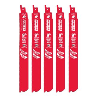 Diablo DS0914BF5C 4" Bi-Metal Recip Blade for Medium Metal Cutting 1/16" to 5/16" - 5pk