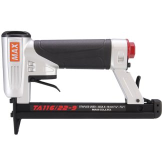Max Tools TA116A/22-9 22ga 3/8" Crown Fine Wire Pneumatic Stapler 1/4" to 5/8"