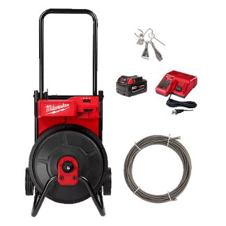 Milwaukee 2817A-21 M18 Drum Machine Kit with 3/8" Cable