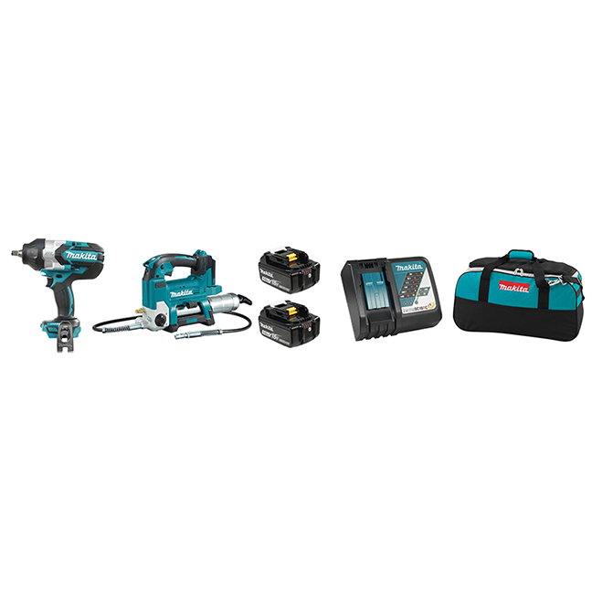 Makita DLX2465TX1 18V LXT 2 Tool Combo Kit