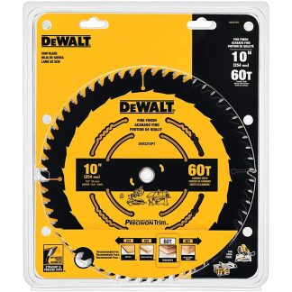 DeWalt DW3215PT 10" 60T ATB Crosscutting Fine Finish Miter/Table Saw Blade