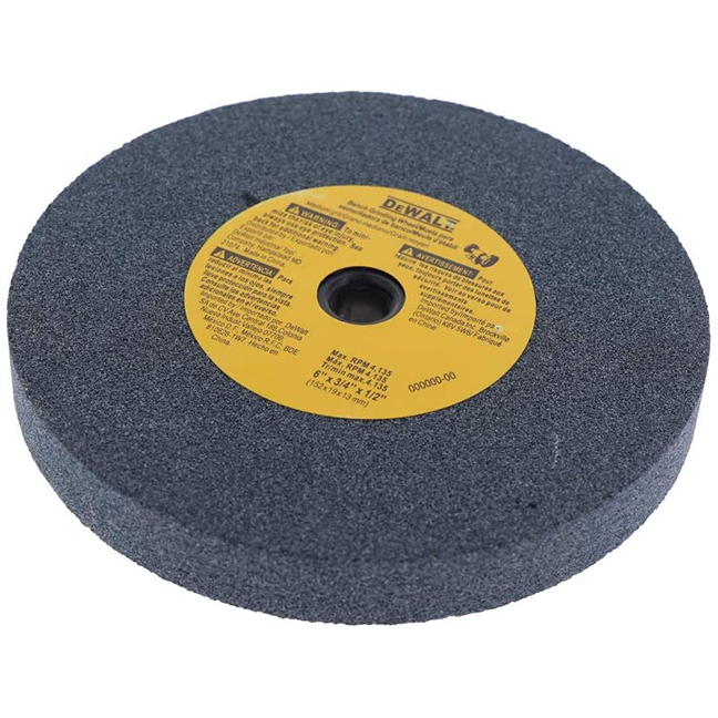 DeWalt 429633-00 6" x 3/4" x 1/2" 60G Bench Grinder Stone