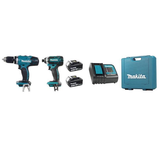 Makita DLX2022S 18V LXT 2 Piece Combo 3.0Ah Kit (DDF453Z / DTD152Z)