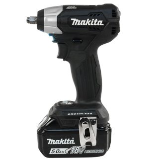 Makita DTW180TX1B 18V LXT Brushless 3/8" Impact Wrench, Black 5.0Ah x1 Kit