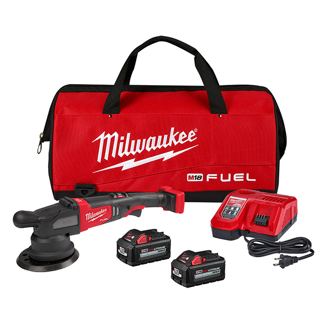 Milwaukee 2685-22HD M18 FUEL 6" x 21mm Random Orbital Polisher Kit