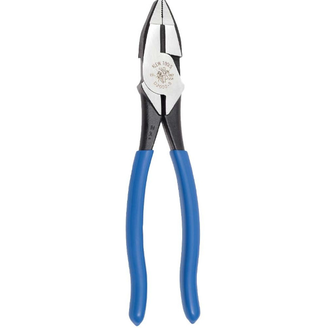 Klein D20008 Lineman's Pliers, Heavy-Duty Side Cutting, 8-Inch