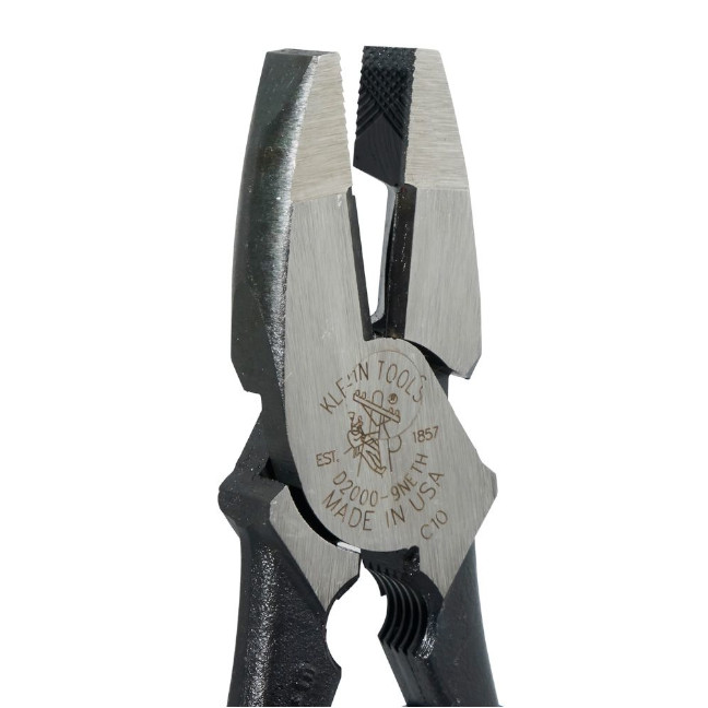 Klein D20009NETH Lineman's Pliers, Bolt Thread-Holding