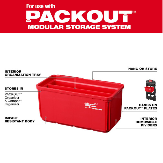 Milwaukee 48-22-8063 Bin Set for PACKOUT™ - Image 2