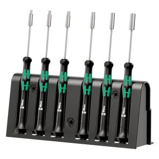 Wera 118158 Kraftform Micro Metric Precision Nut Driver Set and Rack