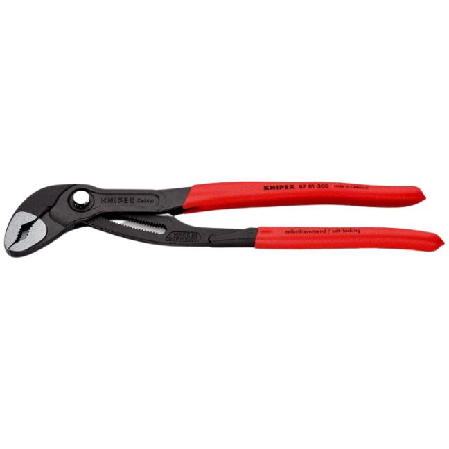 Knipex 001955S5 COBRA High-Tech Water Pump Pliers Set in Tool Roll 5-Piece