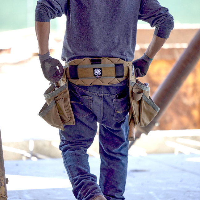 Badger Tool Belts 410020 Series Sawdust Sage Badger Belt