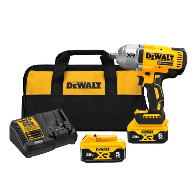 DeWalt DCF900P2 20V MAX XR 1/2" High Torque Impact Wrench Kit
