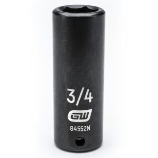 GearWrench 84552N 1/2" Drive 6 Point Deep Impact SAE Socket 3/4"