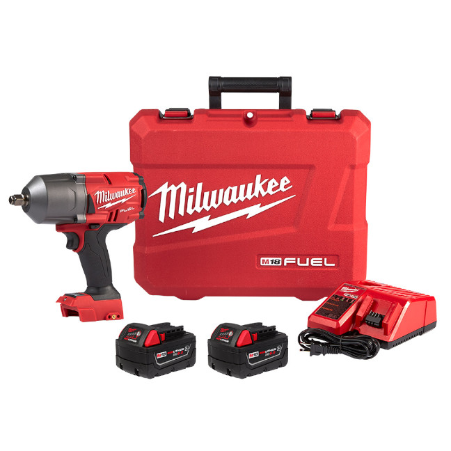 Milwaukee 2767-22R M18 FUEL High Torque 1/2" Impact Wrench with Friction Ring Kit