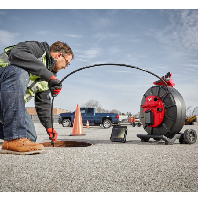 Milwaukee 2976-20 M18 325 ft. Stiff Pipeline Inspection Reel - Image 3