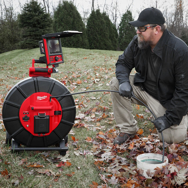 Milwaukee 2976-20 M18 325 ft. Stiff Pipeline Inspection Reel - Image 4