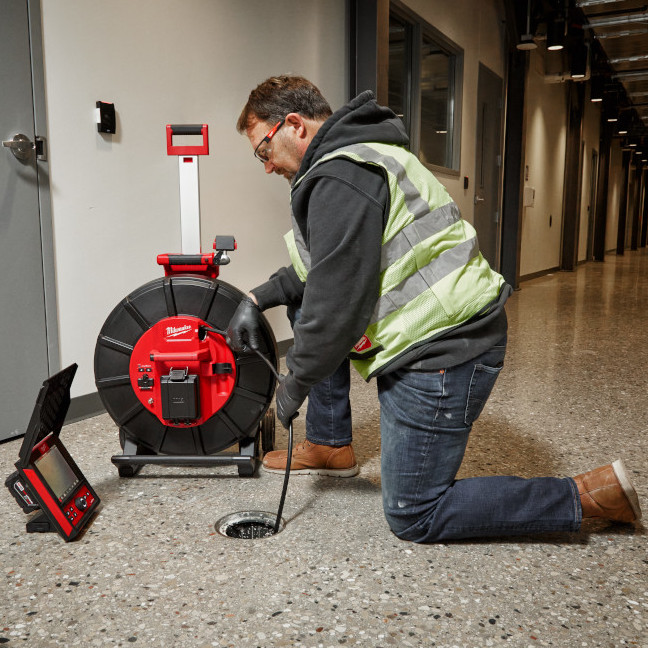 Milwaukee 2976-20 M18 325 ft. Stiff Pipeline Inspection Reel