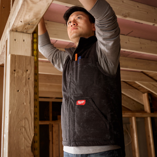 Milwaukee 801 Series Heavy-Duty Sherpa Lined Vest - Image 4