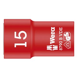 Wera 004959 8790B VDE Insulated Socket 15.0 x 3/8"