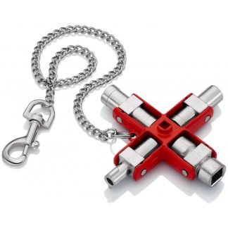 Knipex 001106 3-1/2" (90mm) Universal Control Cabinet Key