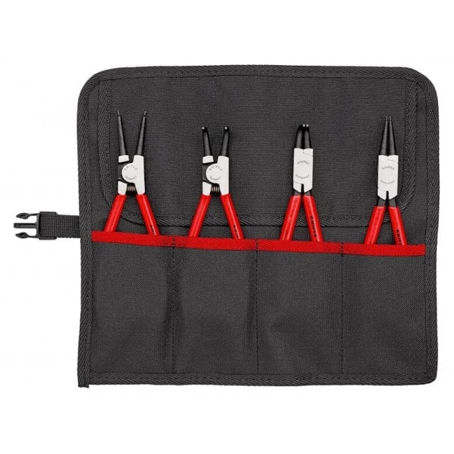 Knipex 001956 Precision Circlip Pliers Set in Tool Roll 4-Piece