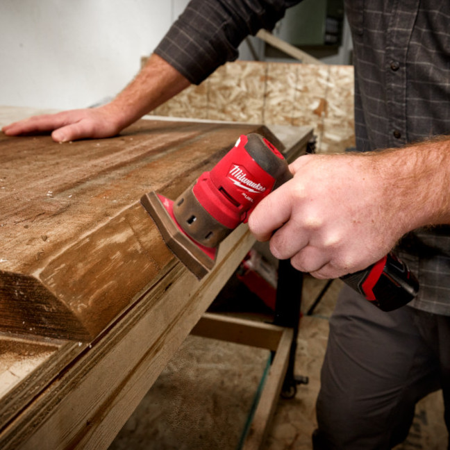 Milwaukee 2531-20 M12 FUEL 12V Lithium-Ion Brushless Cordless Orbital Detail Sander - Tool Only - Image 3