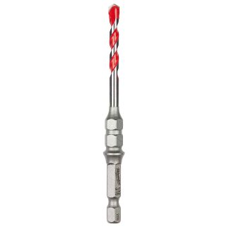 Milwaukee 48-20-9094 3/16" x 4" SHOCKWAVE Carbide Hammer Drill Bit for Concrete Screws