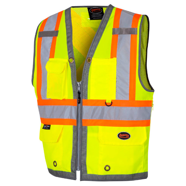 Pioneer Hi Viz Mesh Surveyor's Safety Vest