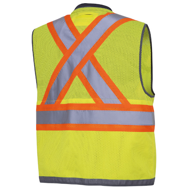 Pioneer "THE ROCK" Hi-Viz Mesh Surveyor's Vest