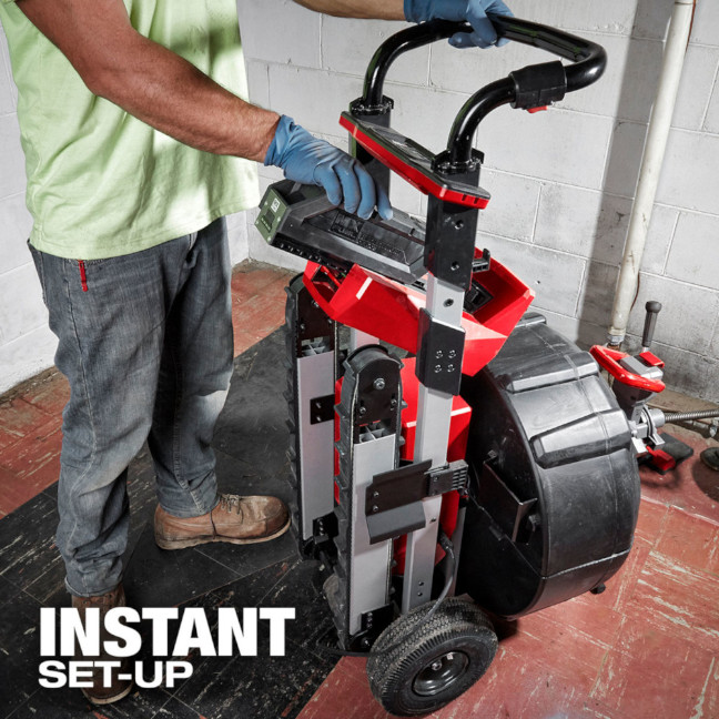 Milwaukee MXF500-1CP MX FUEL Sewer Drum Machine Kit