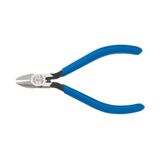 Klein D257-4C 4" Diagonal Cutting Pliers with Tapered Nose and Spring-loaded Joint