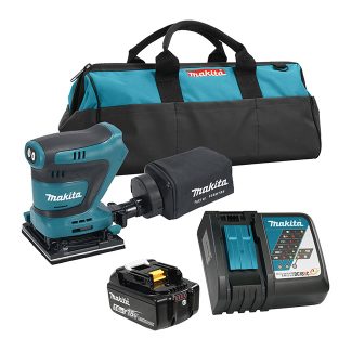 Makita DBO480RTX1 18V LXT Cordless 1/4" Sheet Finishing Sander Kit