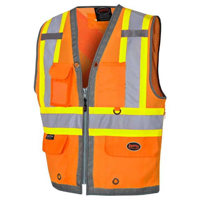 Pioneer Hi Viz Mesh Surveyor's Safety Vest