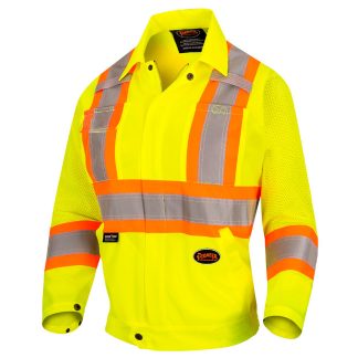 Pioneer 5559JW V1071260 Women's Hi-Viz Traffic Safety Jacket with Mesh Arms