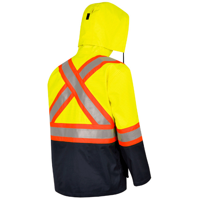 Pioneer THE DEFENDER Hi-Viz FR/ARC Tri-Laminate Safety Rain Jacket