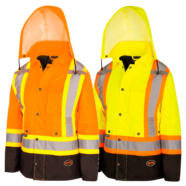 Pioneer Women's 300D Hi-Viz 7-in-1 Safety Parka