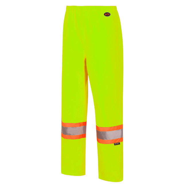 Pioneer Women's Hi-Viz 300D Polyester Waterproof Safety Pants - Image 4