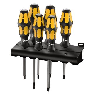 Wera 024410 977/6 Kraftform Plus Torx Screwdriver Set and Rack