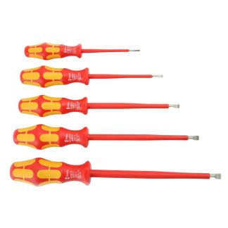 Wera 346276 160i/162i/5 VDE Insulated Slotted and Phillips Screwdriver Set