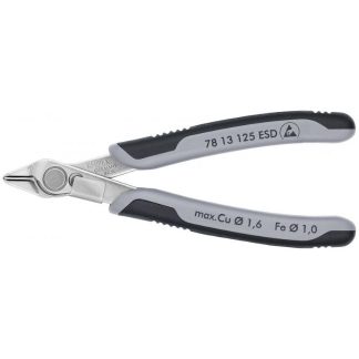Knipex 7813125ESD 5" (125mm) Electronics SUPER KNIPS with Lead Catcher - ESD