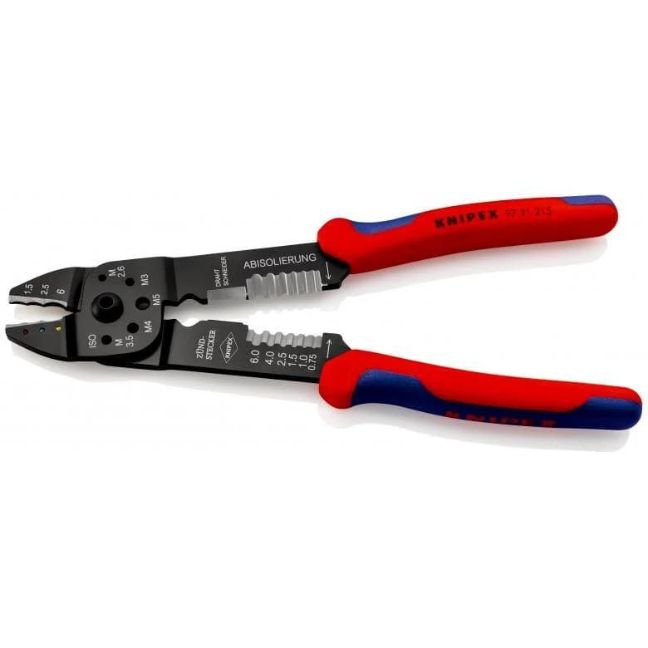 Knipex 9721215 8-1/2" (215mm) Crimping Pliers - Oval Crimp