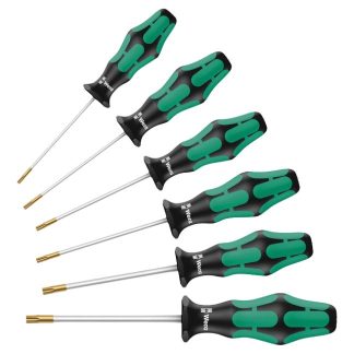 Wera 345221 367/6 Kraftform Plus Torx HF Screwdriver Set